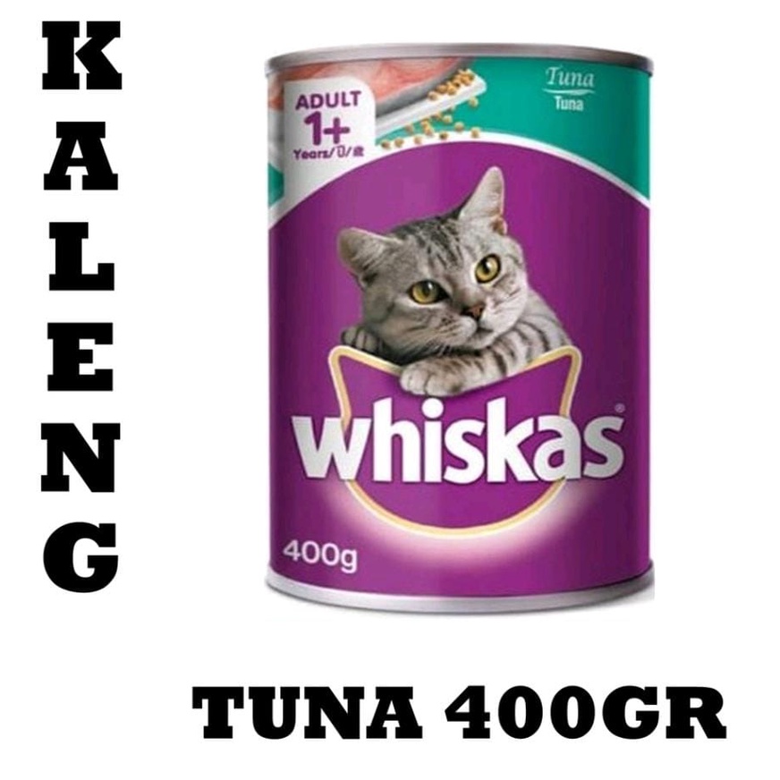 Jual Whiskas Makanan Kucing Basah Tuna 400 GR / Wet Food Kaleng Whiskas