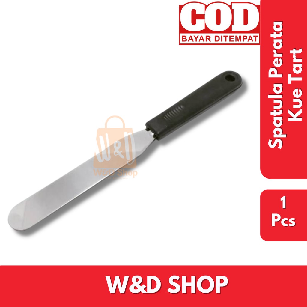 Jual spatula perata kue tart stainless steel 15cm/Spatula Kue Tart Stainless Steel Ukuran 15cm