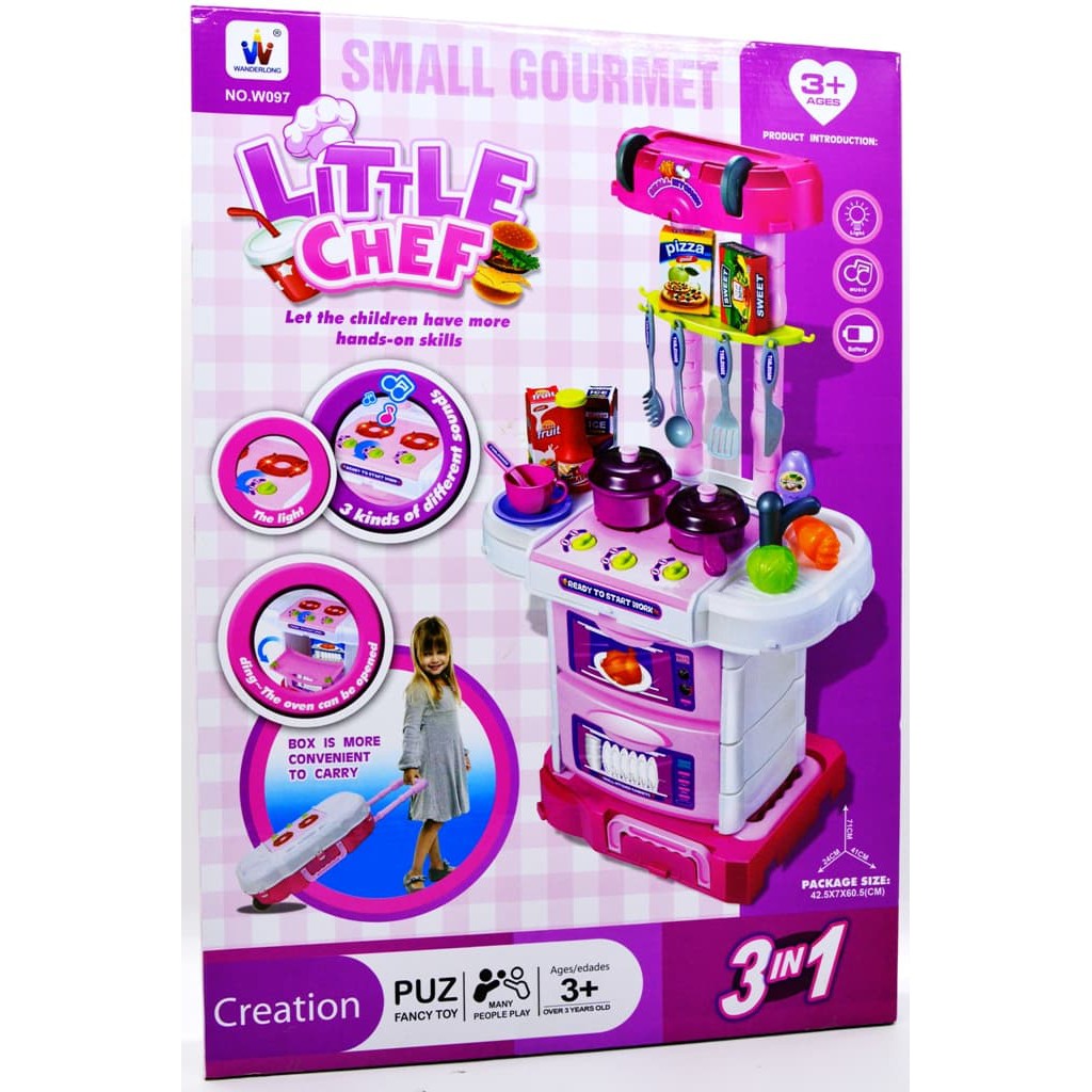 Jual B*A*R*U!! Mainan Anak Perempuan 2 Tahun Ke-Atas - Sliding Board Jk229 Little Chef Kitchen Set Koper Indonesia|Shopee Indonesia
