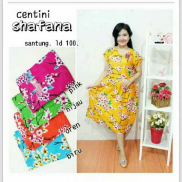 Daster centini shafana grosir baju murah wanita kekinian batik modern baju tidur kebaya tanah