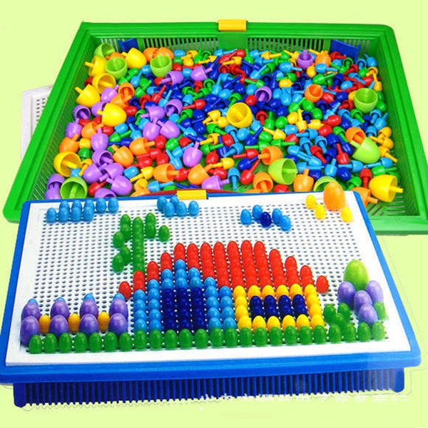 Jual Mainan Edukasi Anak Edukatif Nail Susun Paku Puzzle | Shopee Indonesia