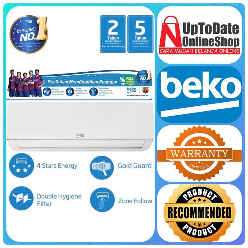 Jual AC BEKO STANDARD 1/2 PK BSFSA050 BSFSA 050/051 R32 SUPER JET