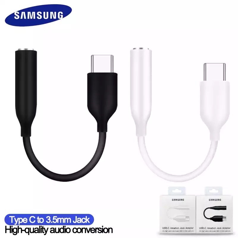 Jual Samsung Converter Usb c Headset Adapter Audio to 3.5mm Jack