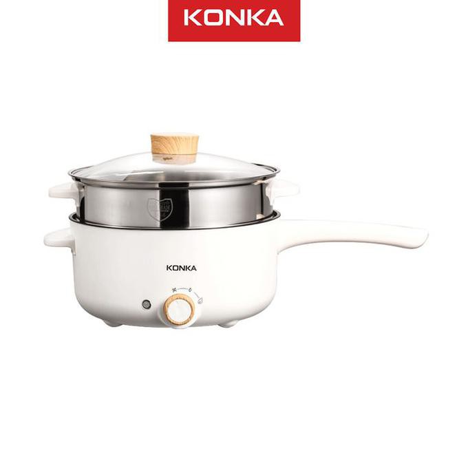 Jual Konka Electric Cooker Multi Fungsi Panci Listik Low Watt Serbaguna 3L Indonesia|Shopee Indonesia
