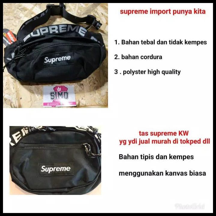 Cara Membedakan Tas Supreme Asli Dan Palsu Berbagai Perbedaan