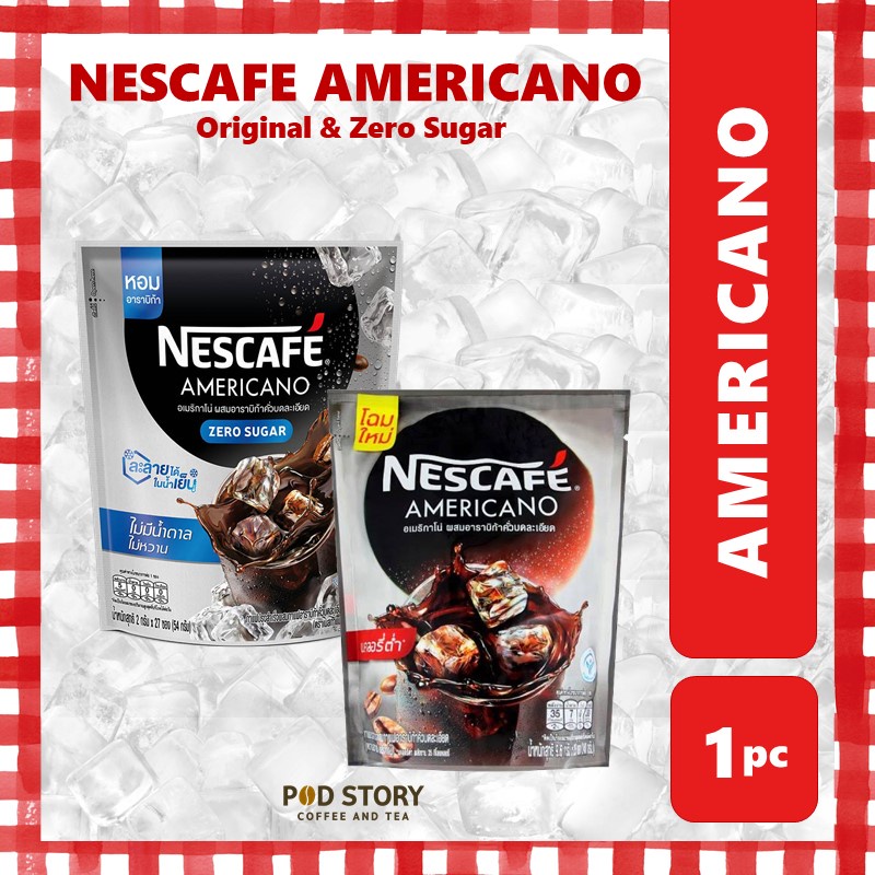 Jual NESCAFE Thailand Nescafe Americano Original & Zero Sugar