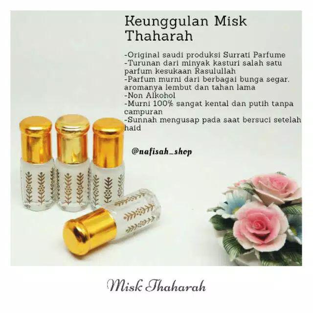 Misk Thaharah / Musk thoharoh / parfum wanita / parfum haid / misk