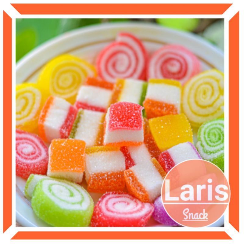 Jual Jelly Thailand ( Roll & Kubus Kotak ) Permen Jelly Rasa BUAH