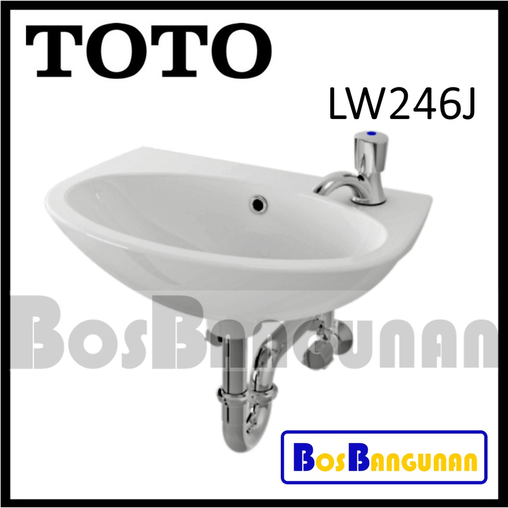 Wastafel Gantung TOTO LW 246 J / Wall Hung Lavatory TOTO LW246J
