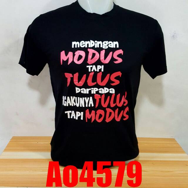 Ao4579 Kaos pria pencinta kata kata modus atasan cowo baju santai cowo  pakaian pria | Shopee Indonesia