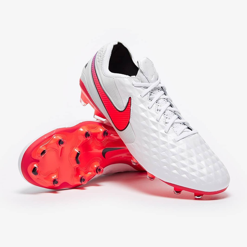 Jual Sepatu Sepak Bola Murah Terbaru Import Nike Tiempo Legend Viii Elite White Flash Crimson - Soccer | Shopee Indonesia