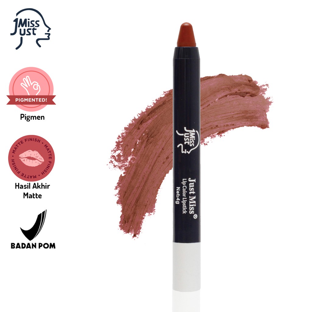 Jual Just Miss Lipstik Matte Netto 2.5G Lipstik Pigmented Perona Bibir Lip Color Colour Bpom Jus-E02 | Shopee Indonesia