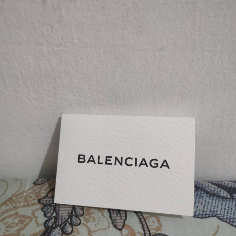 Jual card balenciaga / greeting card balenciaga authentic / paperbag