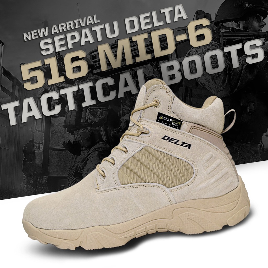 Jual Sepatu Boots Delta 516 6 Inch Coklat Sepatu Kulit Original Import Pendek Warna Gurun Sepatu Pria | Shopee Indonesia