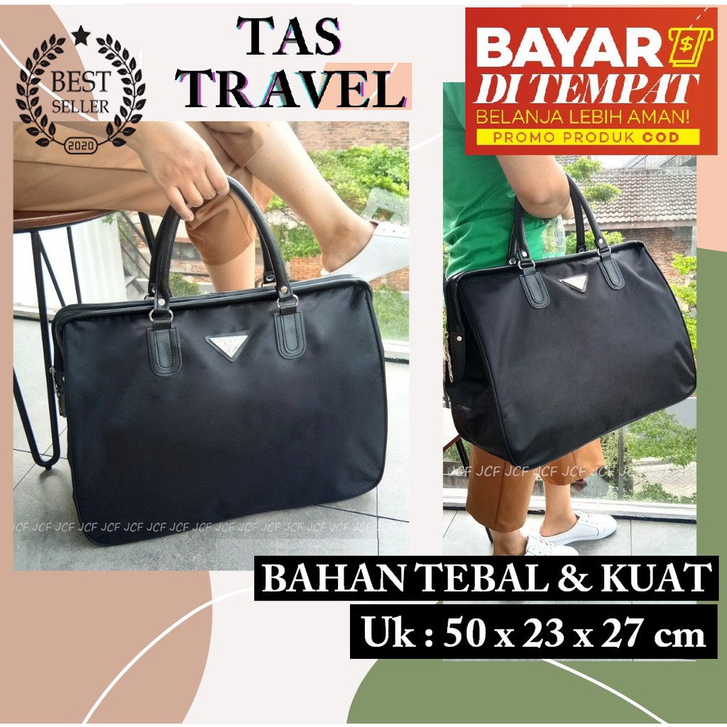Tas Travel Jumbo Pakaian Rumah Wanita Pakaian Pria Prado Impor