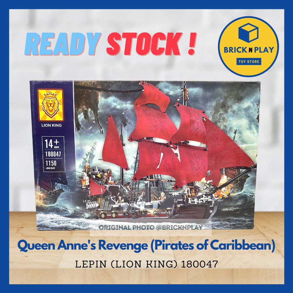 Jual Mainan Lego Queen Anne Revenge Pirates Caribbean | Compatible Lego 4195 | 1150 Pcs | Shopee Indonesia