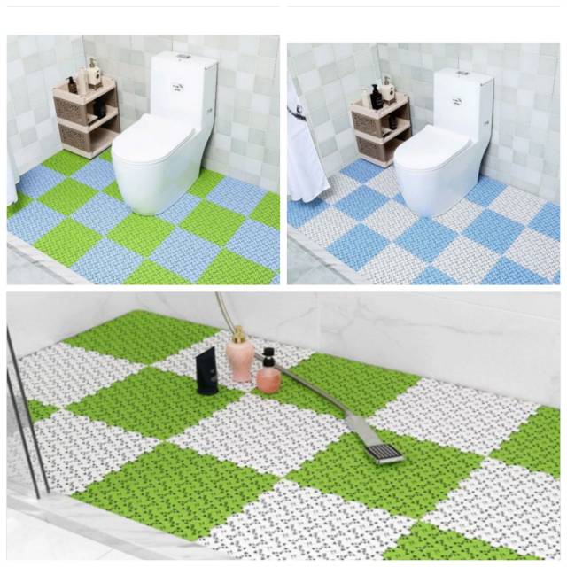 Karpet Kamar Mandi Anti Slip 30x30 Cm | Shopee Indonesia