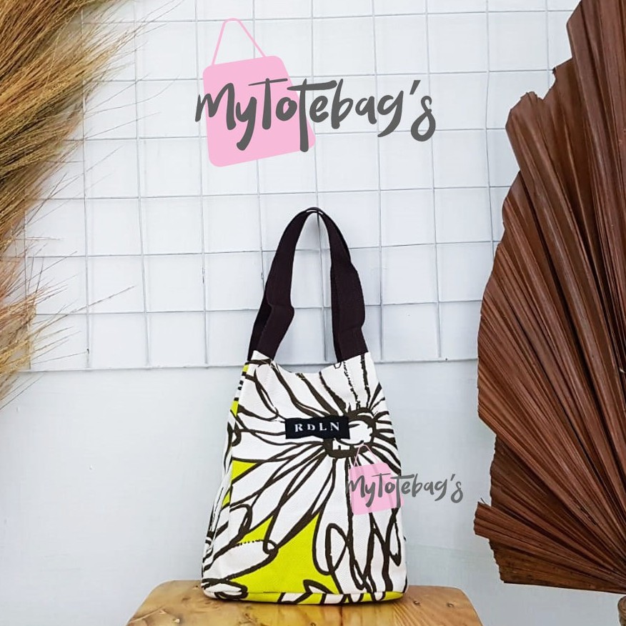 Slingbag Kanvas Kecil / Handbag Kanvas Kecil Sunflower Kuning Shopee Indonesia