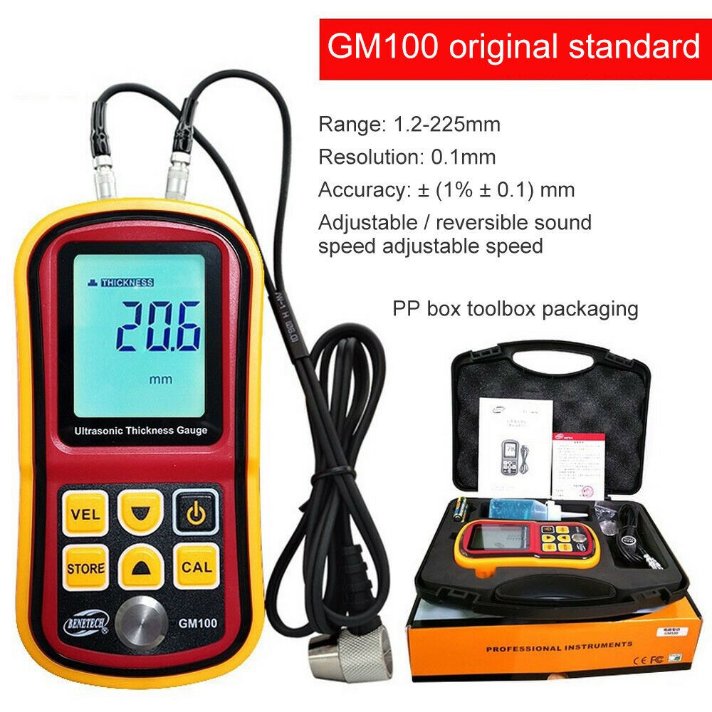 Jual Ultrasonic Thickness Gauge GM100 Original Tester GM100