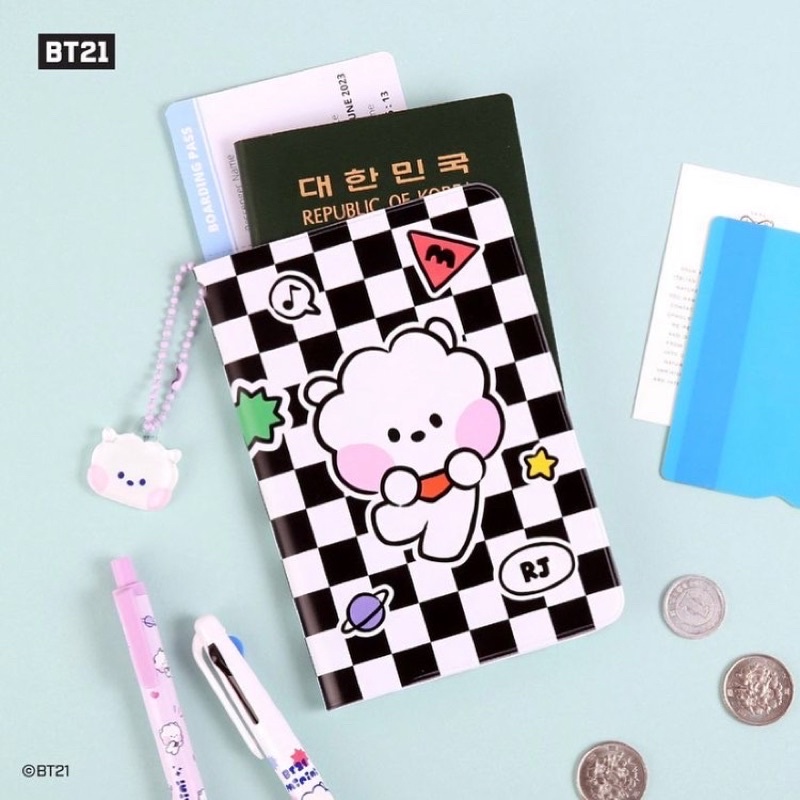Jual [READY STOCK] BT21 MININI PASSPORT CASE PASSPORT COVER BT21
