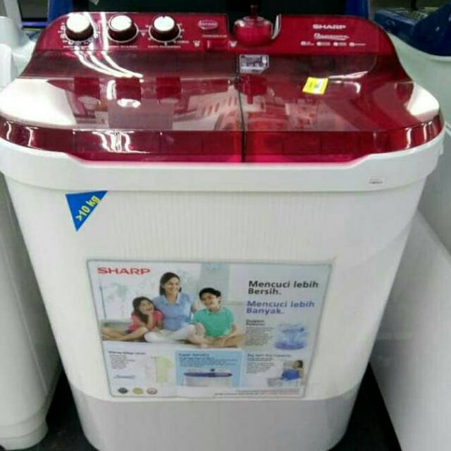 Mesin Cuci Sharp EST1090 10kg (2 Tabung) Shopee Indonesia