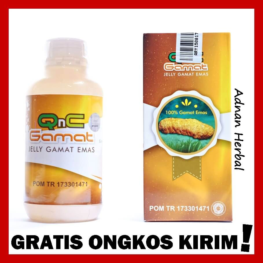 Jual Obat Herbal Hipersalivasi / Produksi Air Liur Berlebihan | 100% Alami  - QnC Jelly Gamat Indonesia|Shopee Indonesia