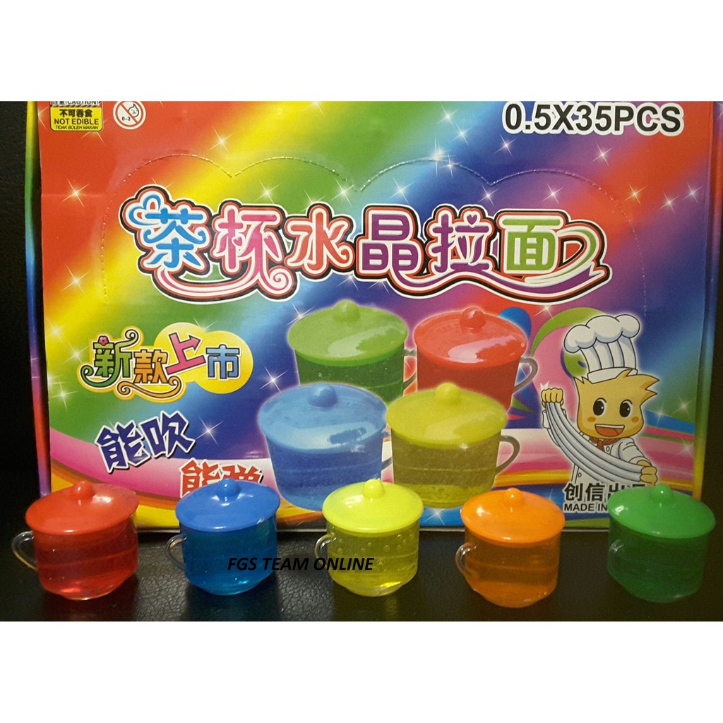 Jual Mainan Anak Slime Jelly Clear Cangkir Set | Shopee Indonesia