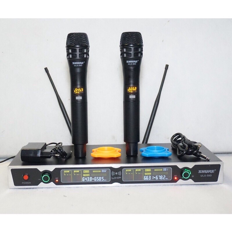 Jual Mic Wireless Shure ULX 58D UHF Double wireless / Microphone SHURE