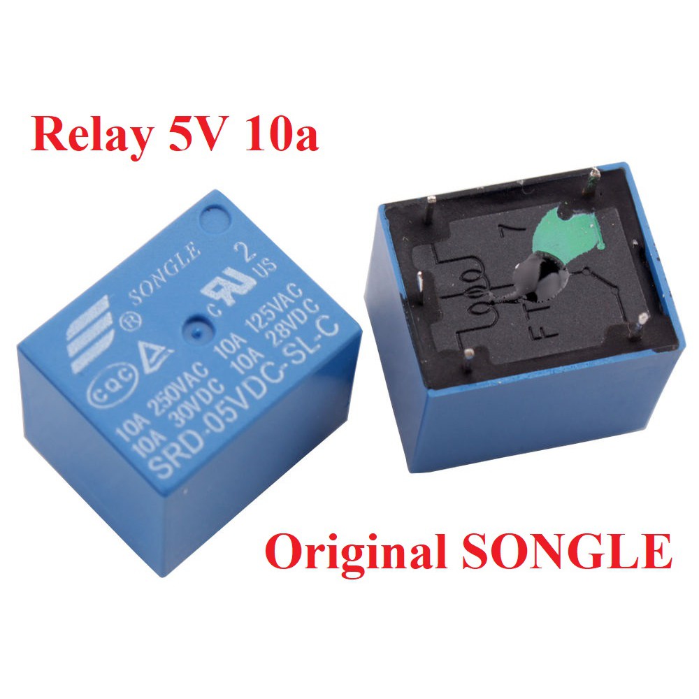 Jual Relay 5V 10A Original Songle SRD05VDCSLC 5 kaki PCB DC Shopee