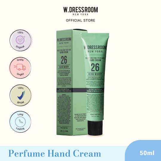 Jual W.DRESSROOM Hand Cream No. 26 Herb Woody (50ml) Perfumed Lotion