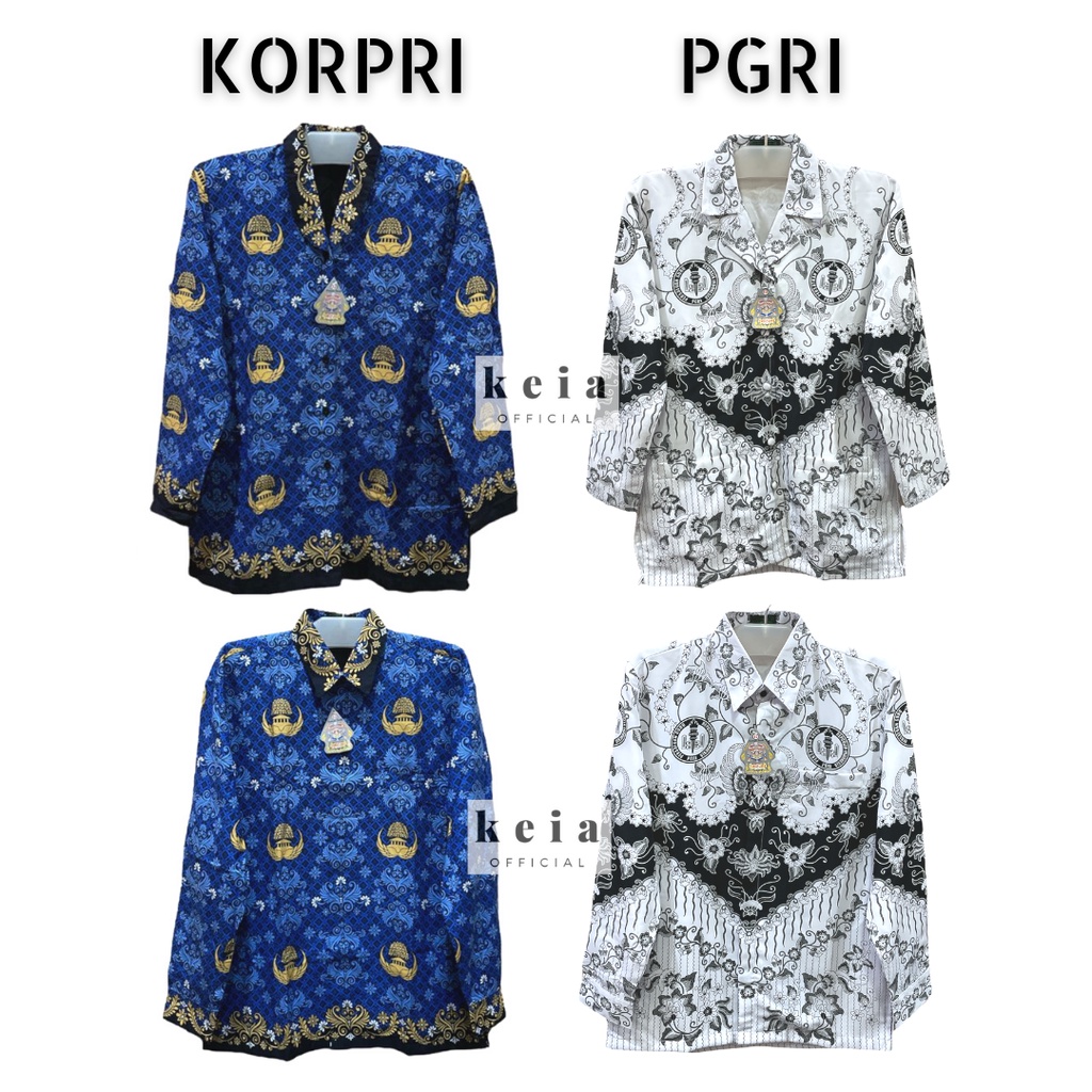 Jual Batik KORPRI KERAH HITAM PGRI LAPIS FURING terbaru 2022 seragam kemeja S5L Shopee Indonesia