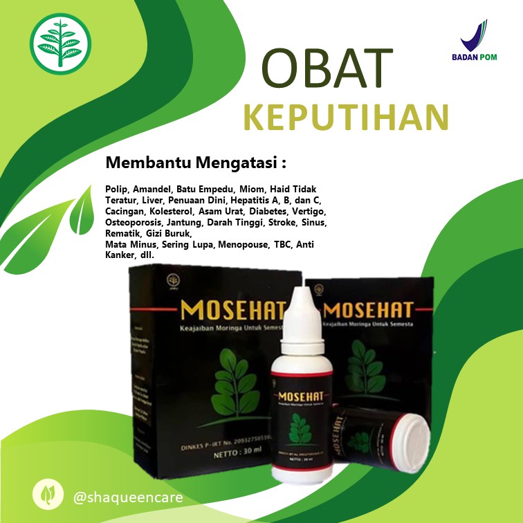 Obat KEPUTIHAN HERBAL MOSEHAT Solusi Masalah Kewanitaan