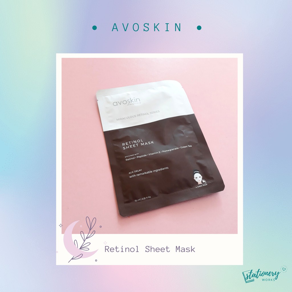 Jual Avoskin Miraculous Retinol Sheet Mask 15 gr Shopee Indonesia
