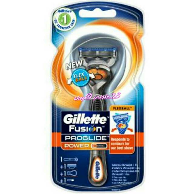 Jual Gillette Proglide Power Flexball Razor | Shopee Indonesia