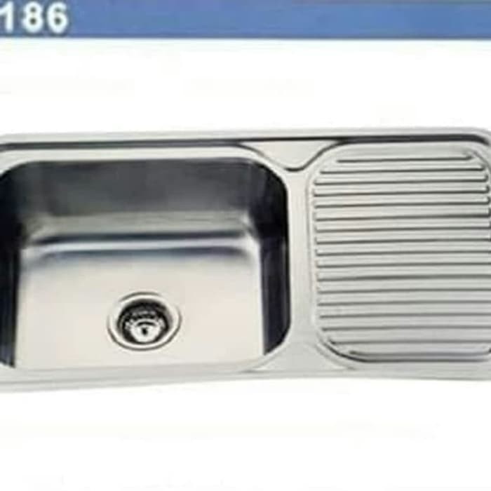 Jual Kitchen Sink Elite E186 Stainless / Bak Cuci Piring Stainless Elite E 186 / Kitchen zink