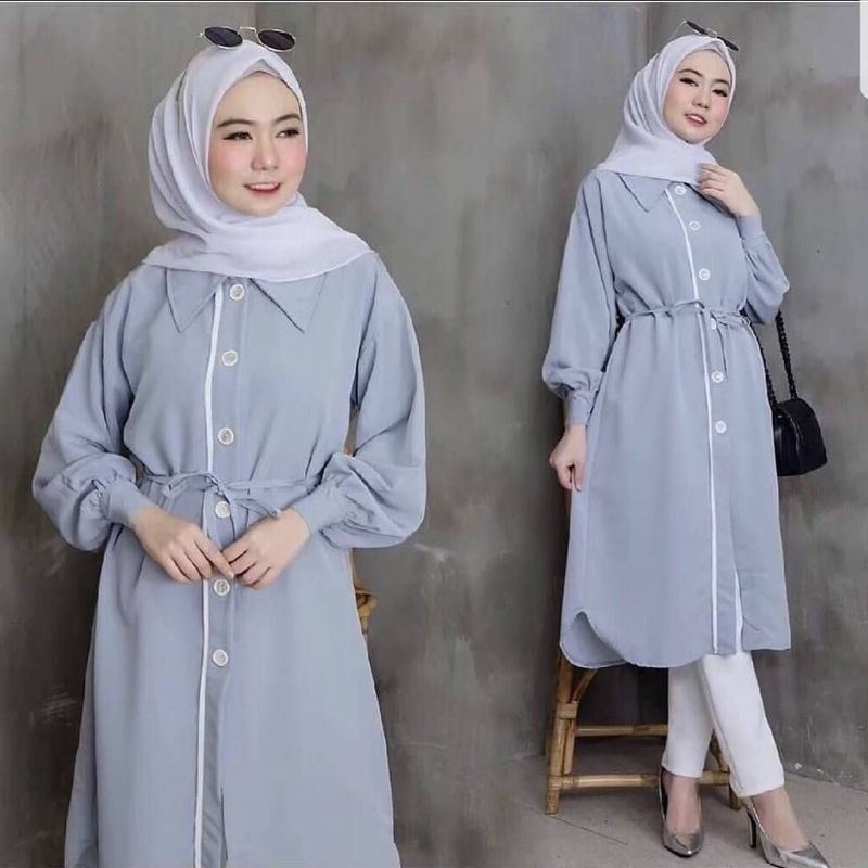 Baju Fashion Muslim Atasan Muslim Wanita Tunik Muslim
