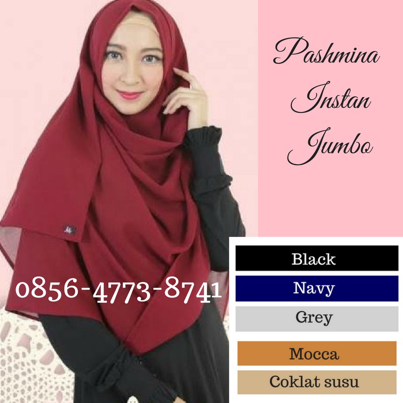 Jilbab Elzatta Segi Empat Terbaru 2018 Voal Motif