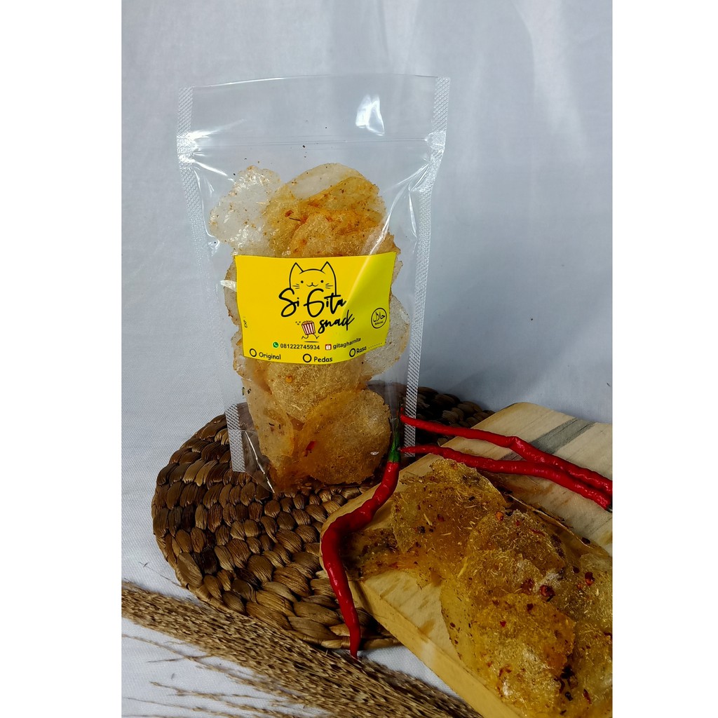 KERPIK KACA / CEMILAN PEDAS / SNACK PEDAS / 50 GRAM Shopee Indonesia