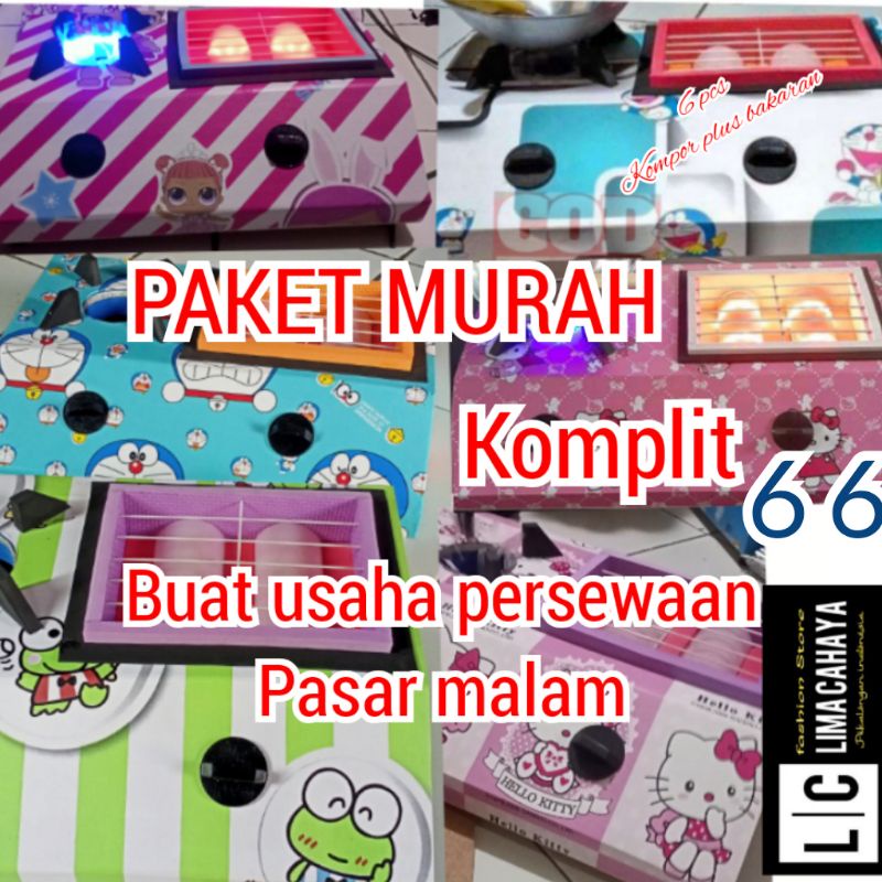 Jual Promo 6 Set Mainan Anak Kompor Dan Bakaran Led Paket Usaha Mainan Pasar Malam Kompor 2 Tungku Kompor Mainan Anak Nyala Led Mainan Anak Masak Masakan Nyala Led | Shopee Indonesia