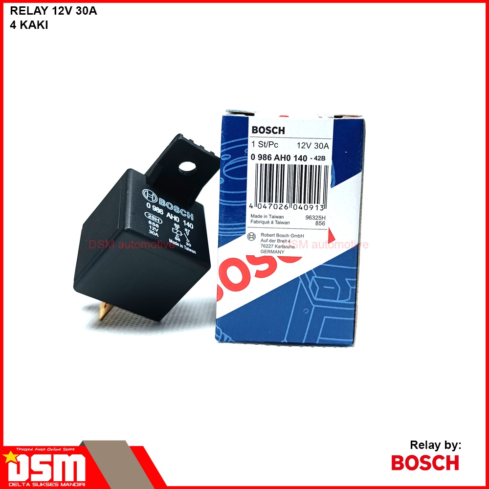 Jual Bosch Relay 4 Kaki 5 kaki 12V / Relay Lampu Klakson Headlamp