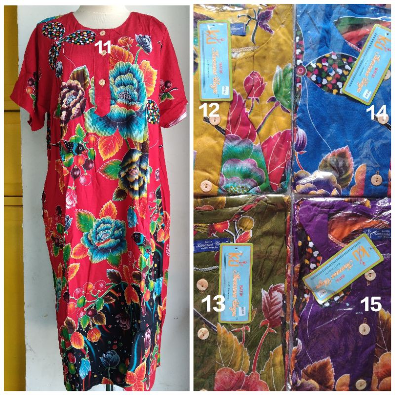 Daster Kencana Ungu 04 Label Biru Asli l Busui Friendly l Ld 112 cm l Pb 104 cm Shopee Indonesia