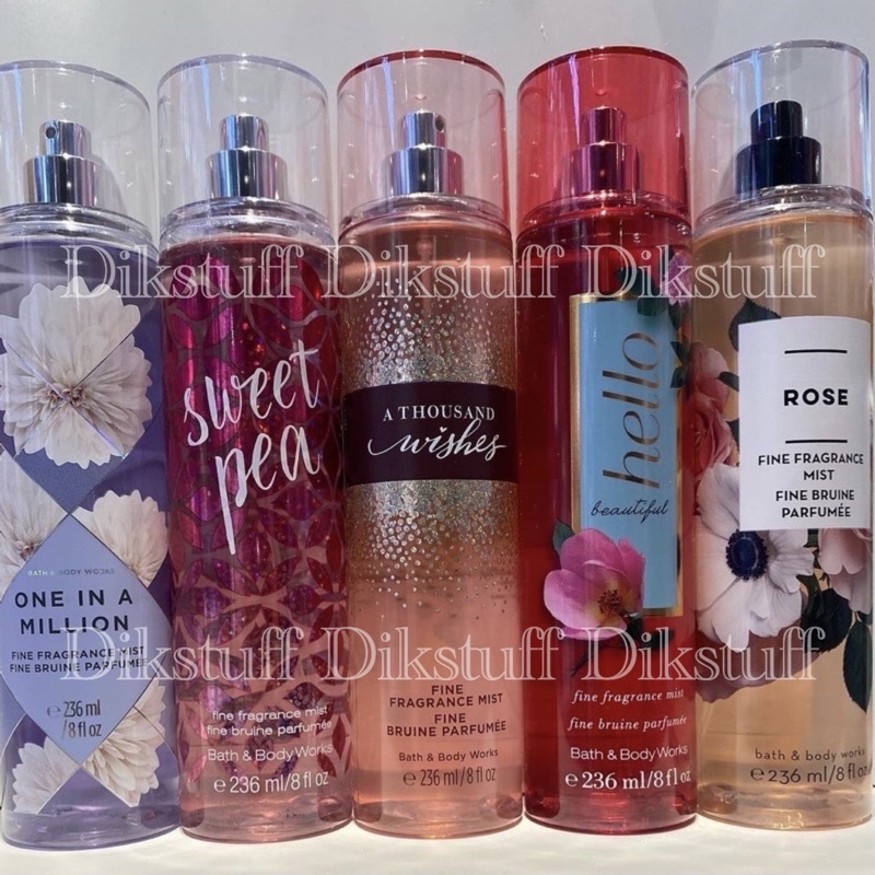 Jual Bath And Body Works 236 ml Body Mist BBW Body Spray Parfum Wangi