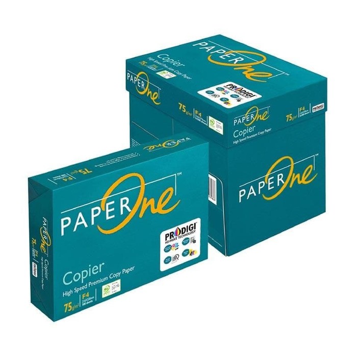 KERTAS A4 75gr PAPER ONE Kertas HVS Paperone Original Prodigi Grosir