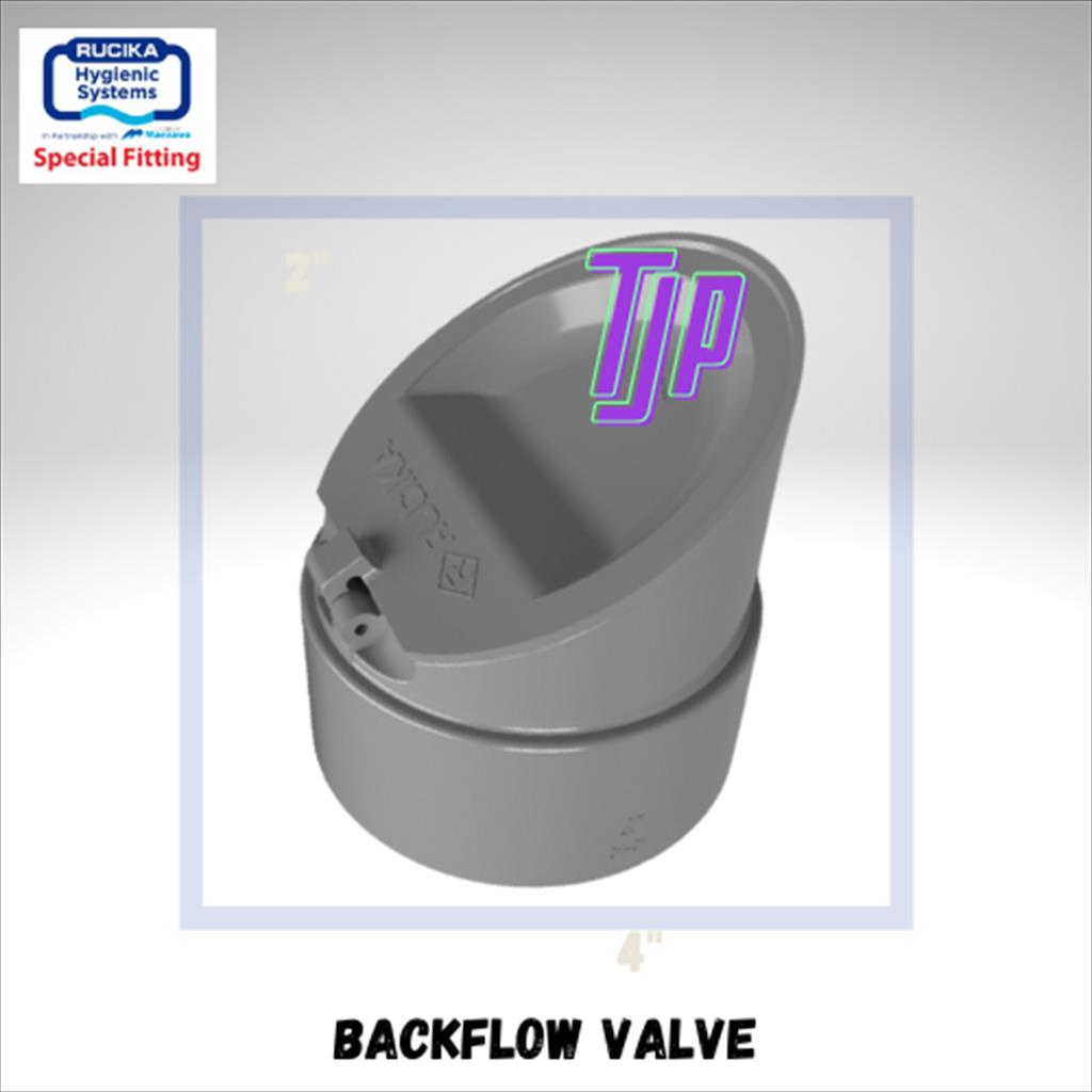 Jual BACKFLOW VALVE PVC RUCIKA 3" Indonesia