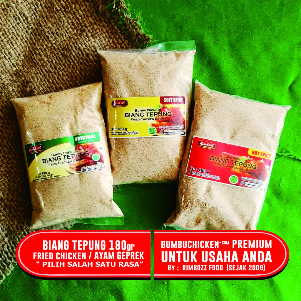 Bumbu BIANG tepung fried chicken 180g ayam kfc ayam geprek ayam goreng