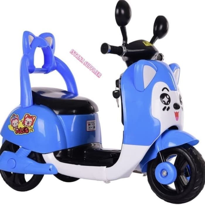Jual Mainan Anak Motor Motoran Aki Perempuan Laki Scoopy Mini Paling Murah | Shopee Indonesia