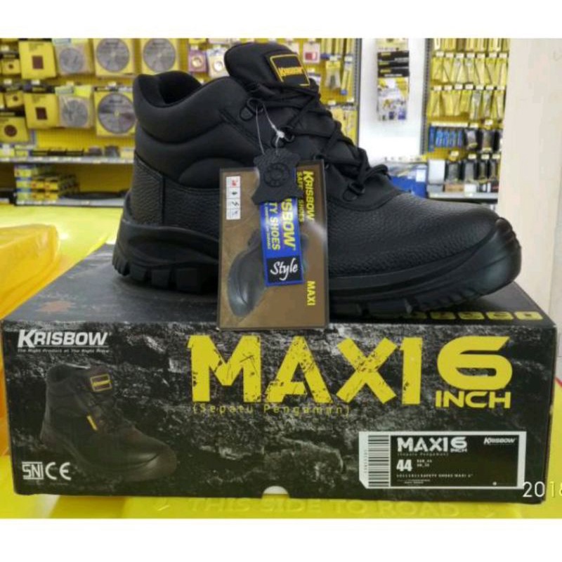 Jual Krisbow safety shoes maxi 6 inch (READY) Indonesia