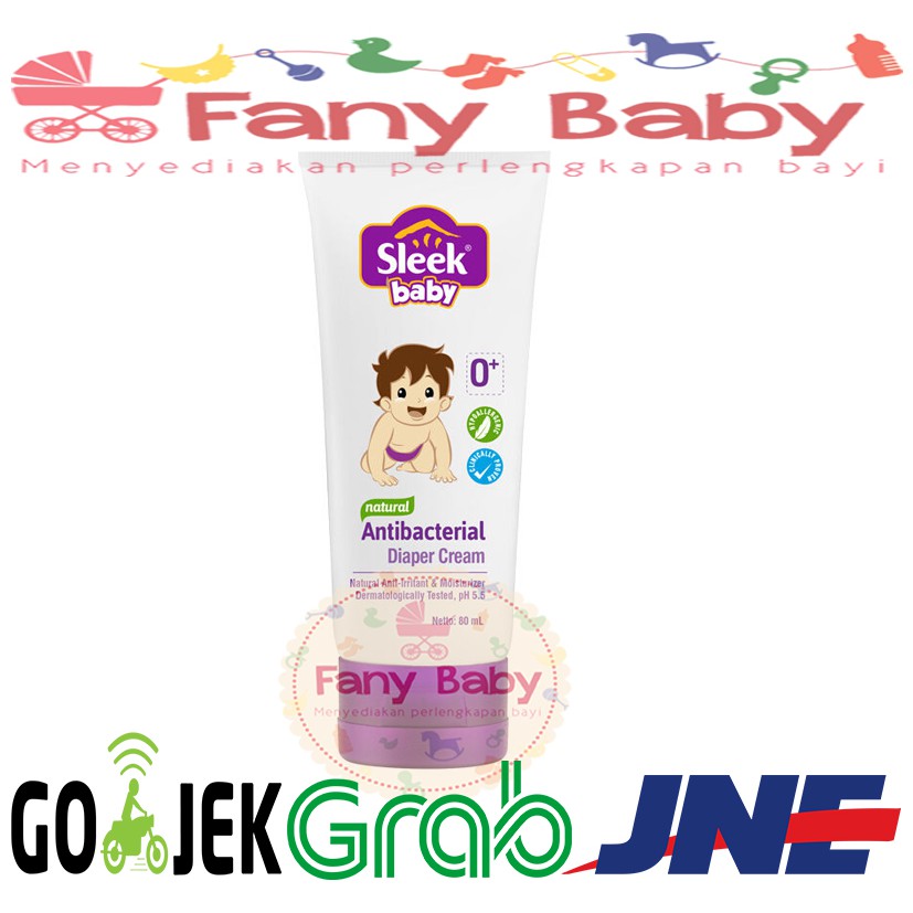 Sleek 80ml Baby Diaper Cream Shopee Indonesia