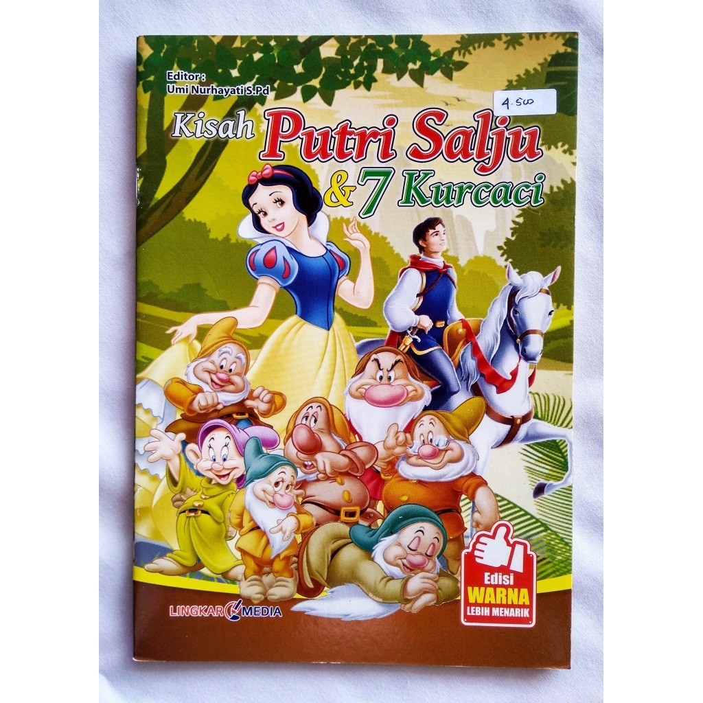 Cerita Dongeng Putri Salju Dan 7 Kurcaci