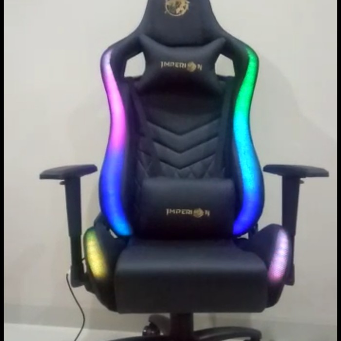 Jual IMPERION GAMING CHAIR PHOENIX 701 RGB kursi gaming RGB gaming